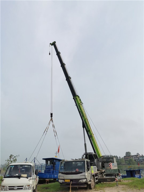仁怀市桥梁建设吊装案例